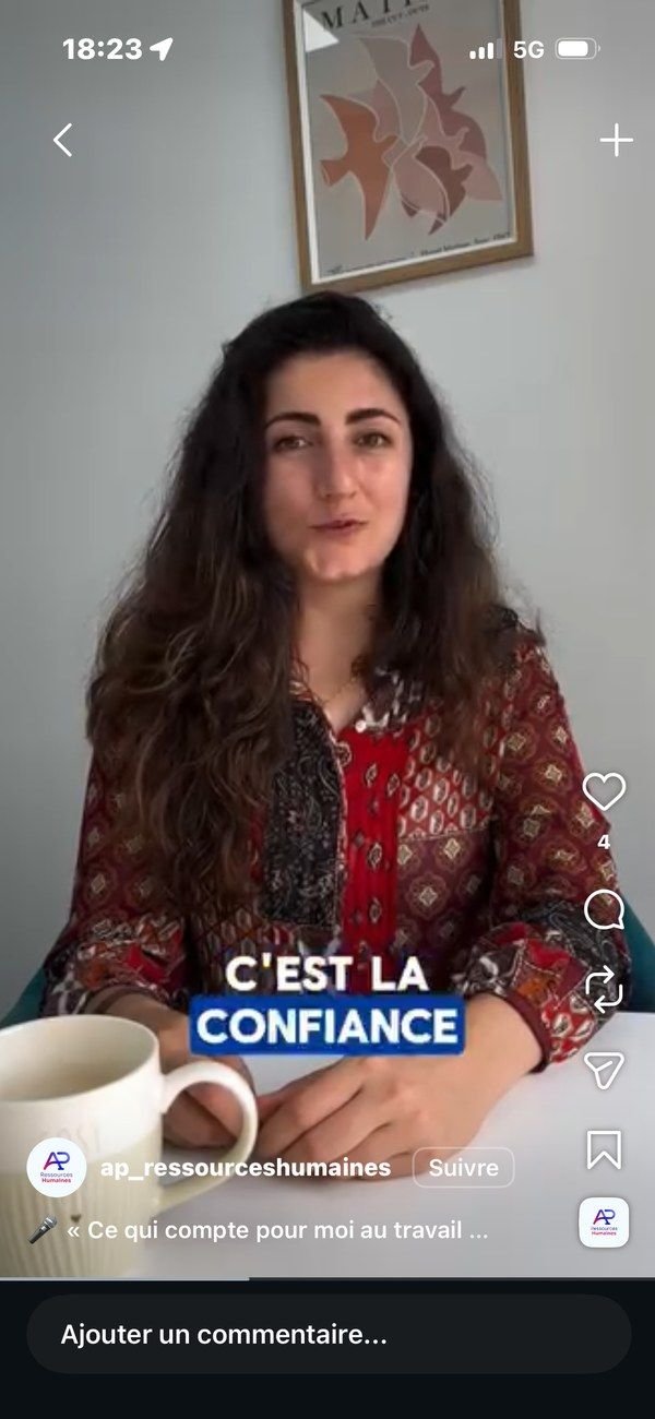 Reel Instagram d'AP Ressources Humaines