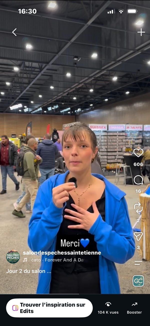 Reel du Salon des Pêches de Saint-Étienne